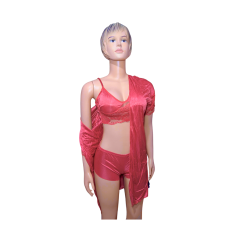 Lingerie en soie Rouge bordeaux Lingerie en soie Rouge bordeaux
