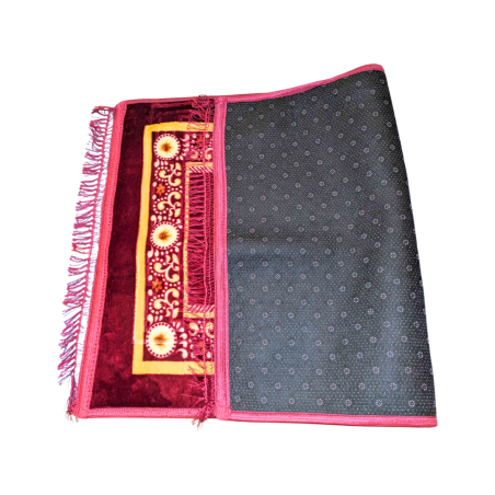 Tapis de Prière Bilal en Velours GM - Rouge