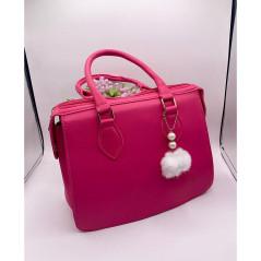 Sac à main taille moyenne rose