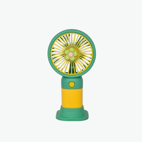 Mini ventilateur avec support - FAN SERIES - Jaune