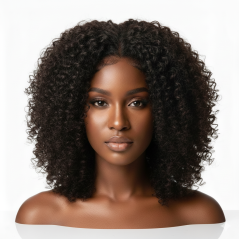 Perruque cheveux frisés Brésilien Deep longueur 12