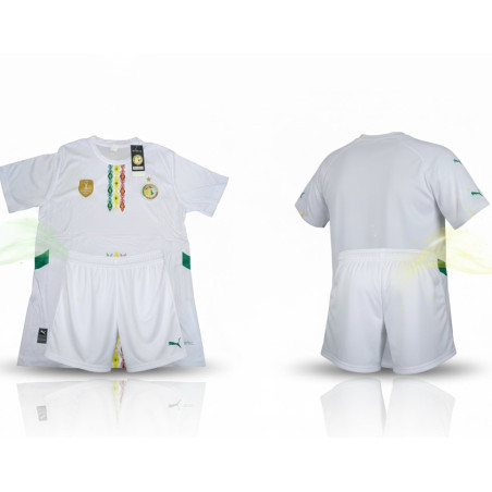 Maillot Sénégal blanc + Short Taille XL