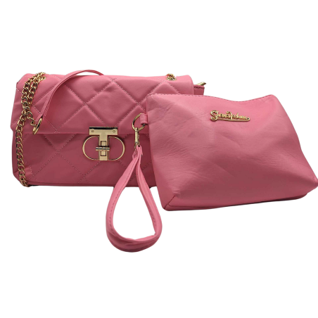 Sac à main 2 pièces Assy Rose