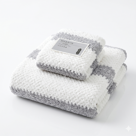 Lot de 2 serviettes 35X75 et 70X140 N°2