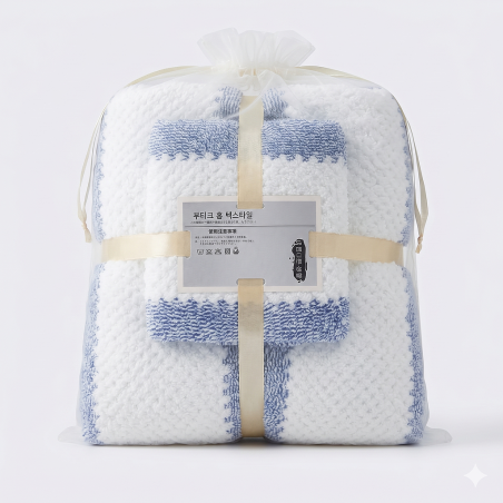 Lot de 2 serviettes 35X75 et 70X140 N°3