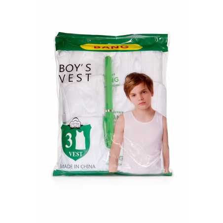 Paquet 3 Sous-vêtements Enfant garçon blanc 11-13 ans