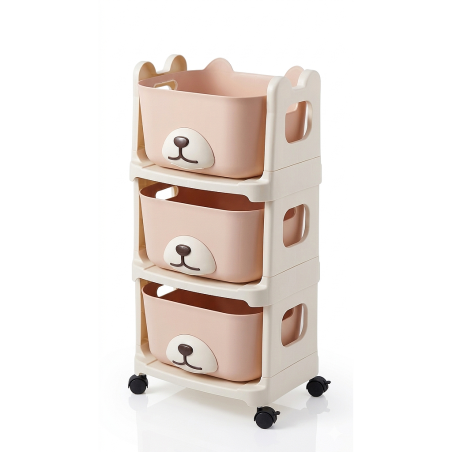 Chariot de Rangement Multifonctionnel avec Roue  