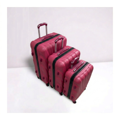 Lot de 3 Valises Rose 23kg 20kg 12kg