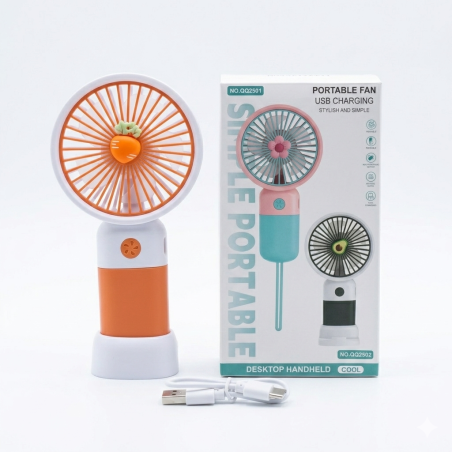 Ventilateur portable No.QQ2501 Orange