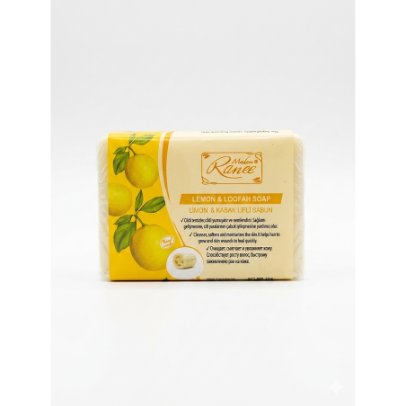 Savon + éponge de visage au citron 125G