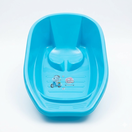 Baignoire en plastique bleu pour enfant 
