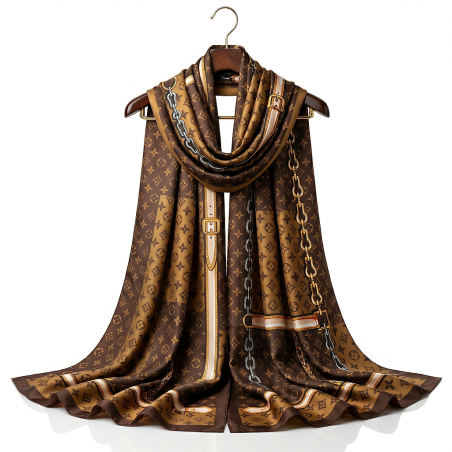 Foulard en soie 1m87 x 90 N°9