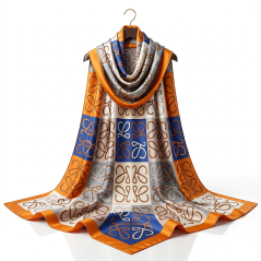 Foulard en soie 1m87 x 90 N°8