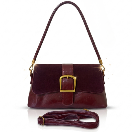 Sacoche prestige 3 - Rouge bordeaux