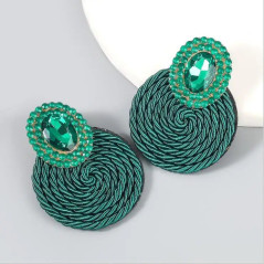 Boucle d'oreilles Tarrou Vert